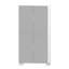 Armoire de rangement pour chaussures 50 pouces à miroir avec 4 portes et tablettes réglables