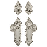 Nostalgic Warehouse Victorian Entry Set with Egg & Dart Knob