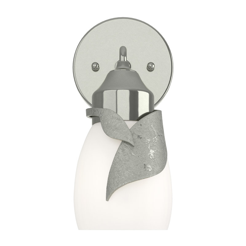 Lapas 1 - Light Dimmable Bath Sconce, Opal White, Sterling