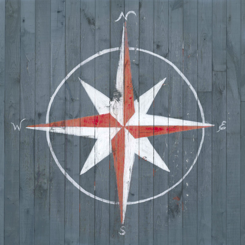 " Nautical Plank III " by Grace Popp, 12" H x 12" W
