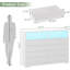55" Wide 8-Drawer Dresser with Storage, LED & Charging Station-2086286650-2086286653