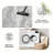 1PC Neutral Gray Watercolor Swirl Agate Marble Pattern area rugs for Living Room, Soft and Comfortable, Suitable for all seasons, easy-to-maintain, machine washable Indoor floor mat, Under Table Farmhouse suitable for dining room, bedroom, entryway,-823089289