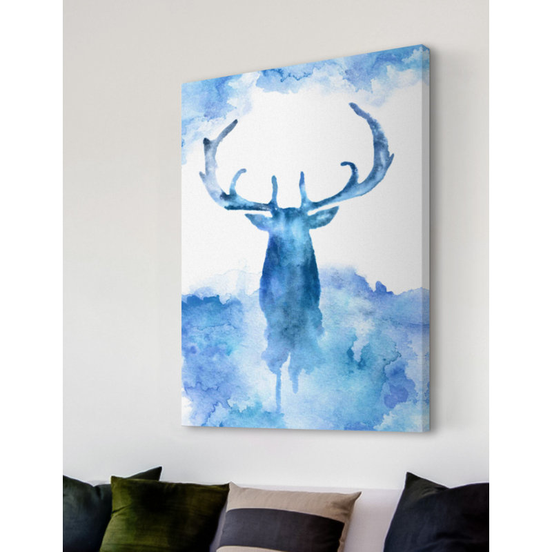 Blue Moose - Wrapped Canvas Print, 152cm H x 101cm W x 3.81cm D
