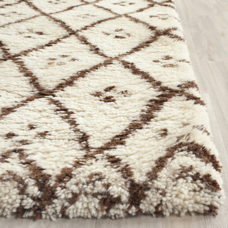 Tapis en laine / coton touffeté à la main Alumita, Rectangle 6 pi x 9 pi
