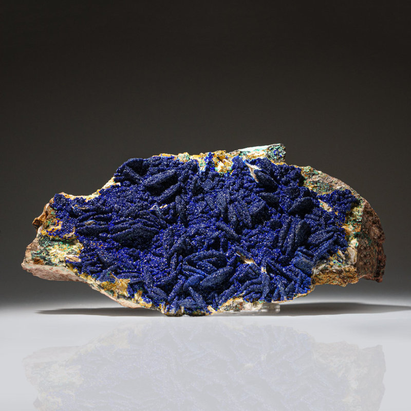 Azurite from Ahouli Mines, Aouli, Zeida-Aouli-Mibladen Belt, Midelt Province, Morocco