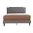 Upholstered Bed Frame With Button Tufted Headboard-924990505-924990501