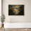 Abstrait paysage mural, impression sur toile encadrée, décoration murale de chambre à coucher