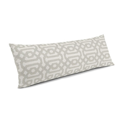 Sunbrella®Fretwork Geometric Outdoor Throw Pillow