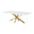 Rectangular 79-inch Faux Marble Dining Table White