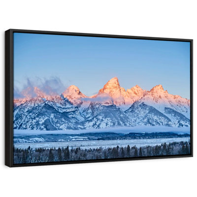 «Frozen Grand Tetons Wall Art»