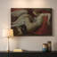 Reproduction du siècle d'après l'original, "Leda and the Swan (16ème"), impression sur toile tendue avec châssis de qualité musée-834377682