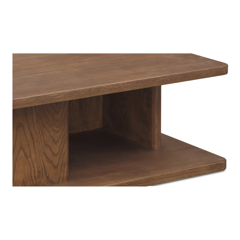 Casey Small Coffee Table Dark Brown, Dark Brown, 16" H x 40" L x 30" W