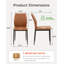 Chaises de salle à manger rembourrées Modern-2123937396