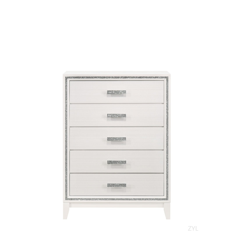 Commode blanche Haiden, Blanc