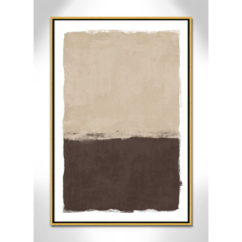 «Brownie Sundae II» par Natalie Carpentieri, 25.5' W x 37.5' H, Flotteur doré