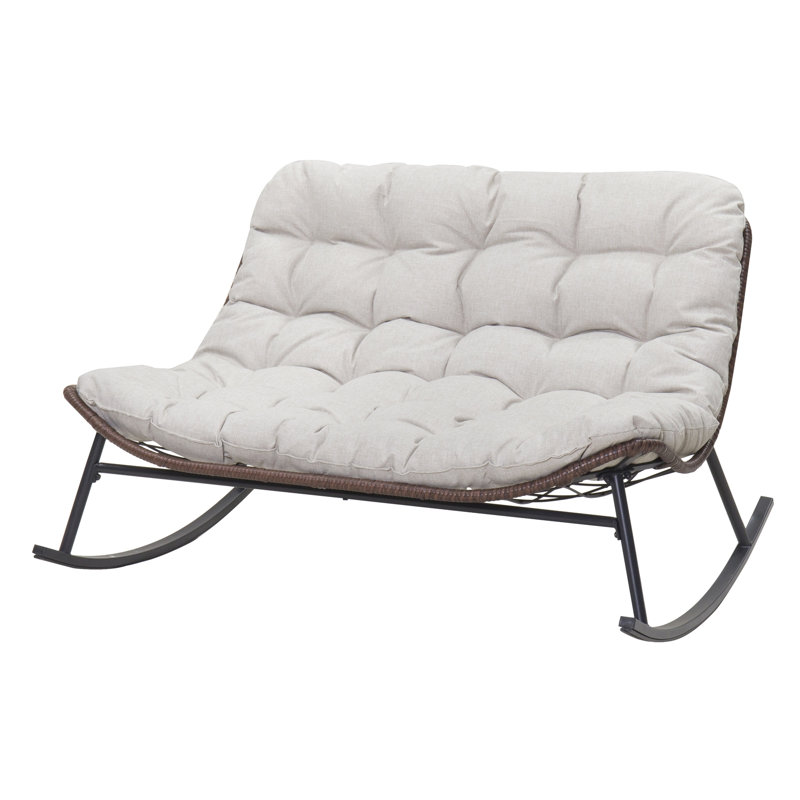 Double chaise berçante Papasan