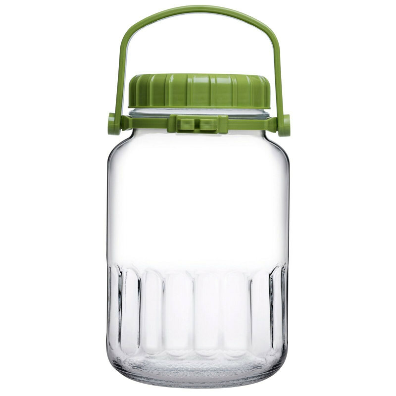 Glass Jar, 24cm H x 17cm W x 16cm D