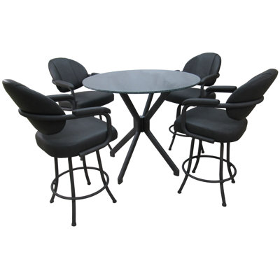Rabiha Round 42.00' Dining Set