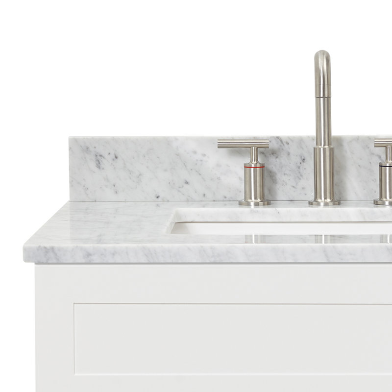 Partham 31" Single Bathroom Vanity Set, White