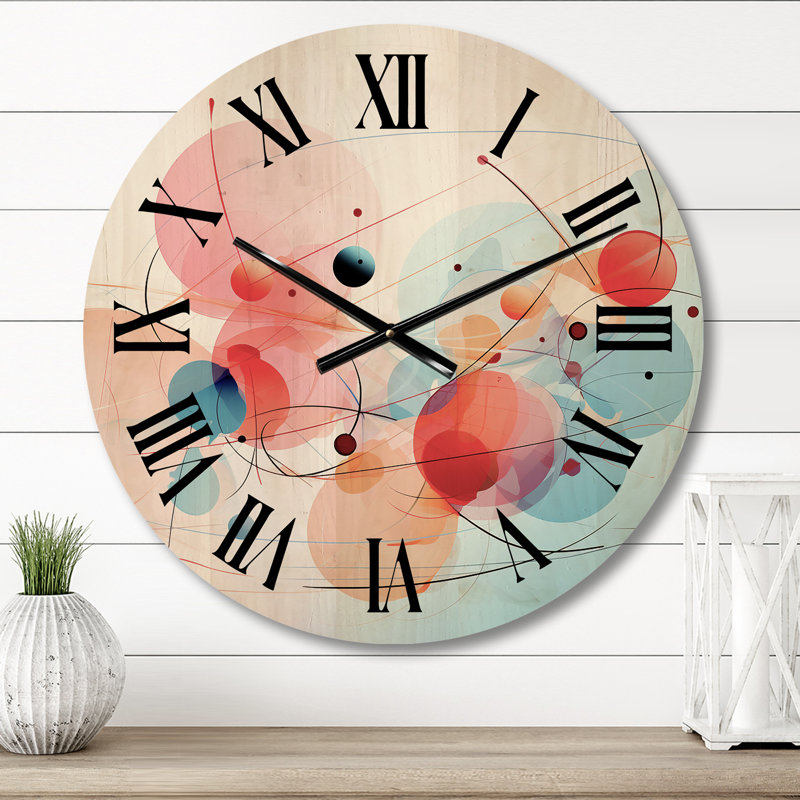 Minimalisme géométrique circulaire géométrique surdimensionné, Moyenne
