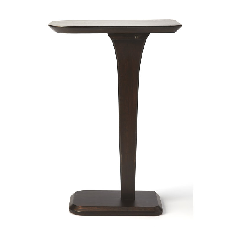 Marius Solid Wood Pedestal End Table