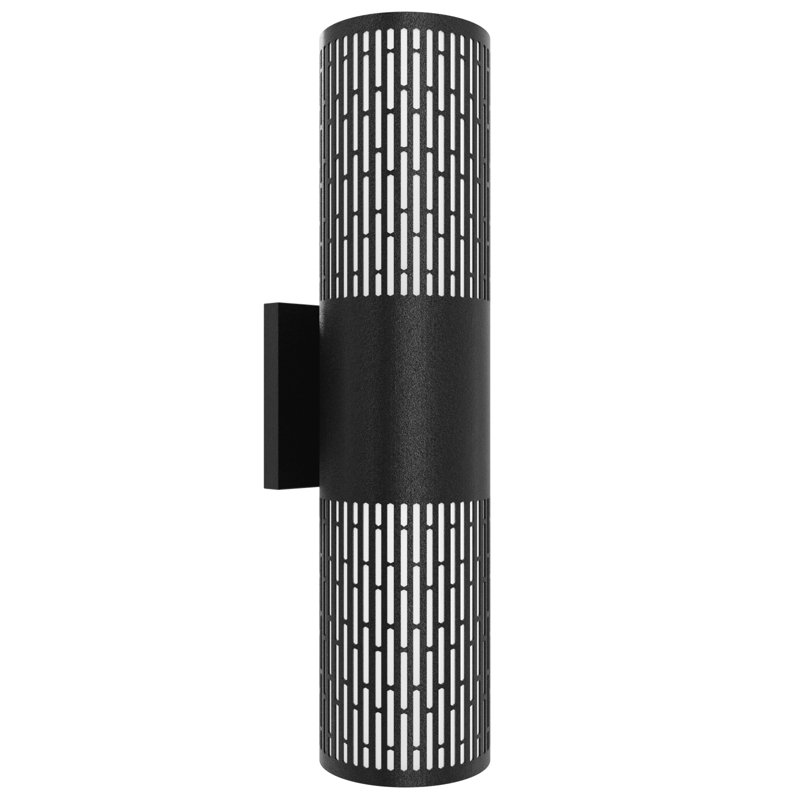 Avenue Outdoor Black Wall Sconce, 18" H x 5" W x 5" D