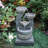 Weather Resistant Floor Fountain with Light