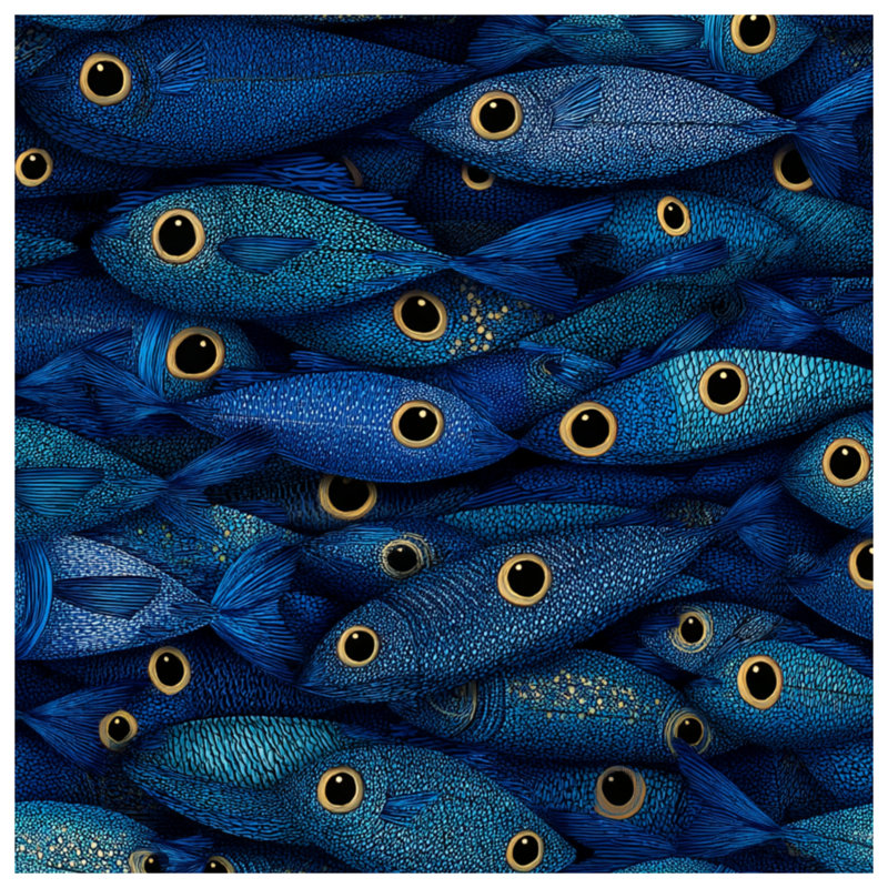 Tapis de bain poisson, 34in W x 21in L