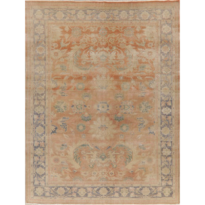 Sipos One-of-a-Kind 7'10" X 10'7" Wool Area Rug in Beige