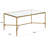 Terenna Metal And Glass Coffee Table-1127427344
