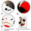 Rouge et noir abstrait Dreamscape V sur toile-649043120-649043020