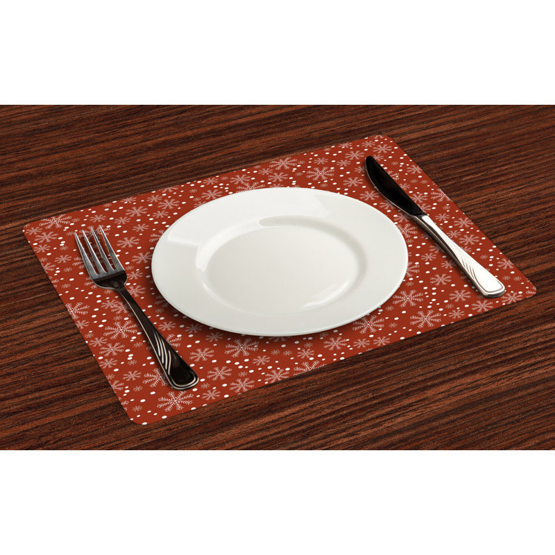 Polyester Abstract Rectangle Placemat