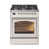 Blanc antique / chrome