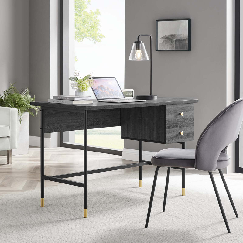 Modway Nexus Office Desk, Charcoal