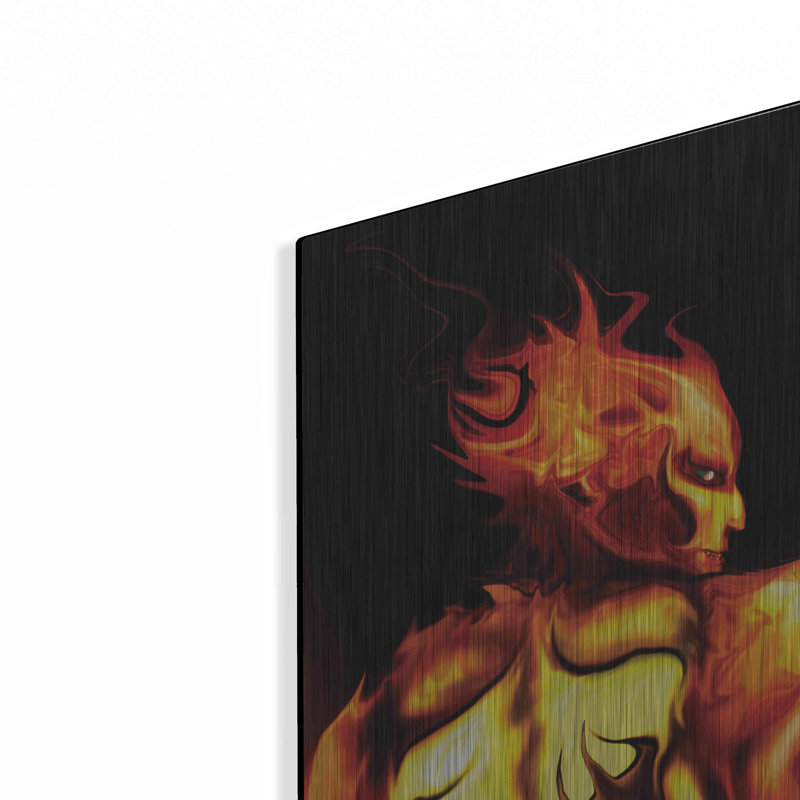 Trinx «Rage» par Michael StewArt, art mural en métal, H 16 po x l 12 po