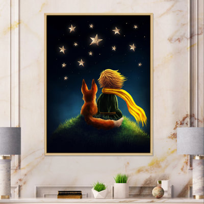 " Le Petit Prince Little Boy With Fox "