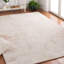 Tapis floral ivoire / beige en laine / coton touffeté à la main Ballari-235284709