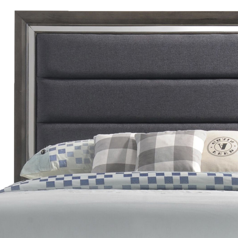 Lit à panneau tapissier Bonta, Très grand
