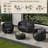 Denea 4 - Person Aluminum Frame Outdoor Seating Group With Cushions-323521501-323521502