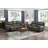 Delwayne 90'' Modern & Contemporary Microfiber Manual Double Reclining Sofa with zero clearence recliner  Design, Tab Pull Reclining and Comfortable Foam & Pocket Coil Seating-150734675-194685592