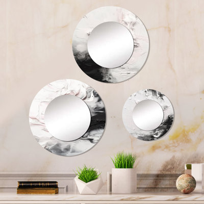 Dilbar Metal Round Mirror