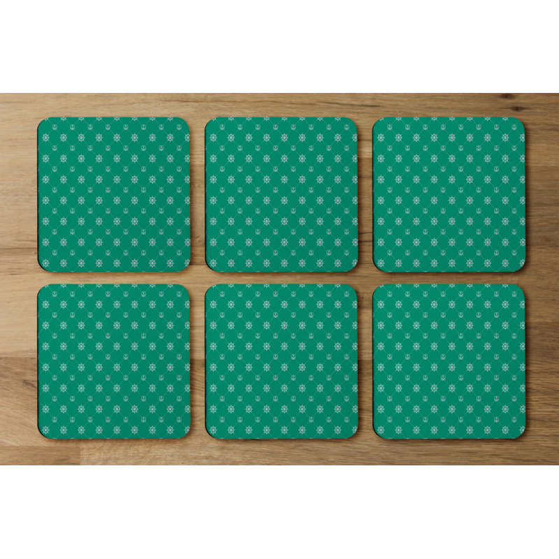 Square 6 Piece Coaster Set