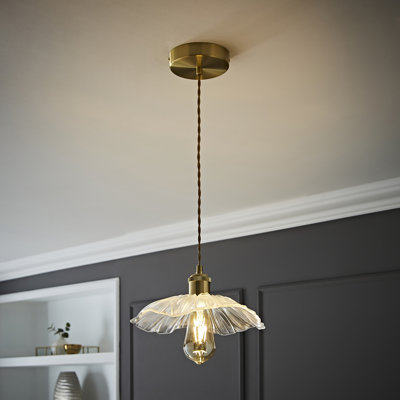 Cassia 1 - Light Plated Shaded Pendant