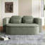 Canapés-lits | Canapé-lit convertible de 75 po | Chaise longue pliable avec couverture | Salon Studio de chambre à coucher | Velours côtelé | Vert sauge-123887238