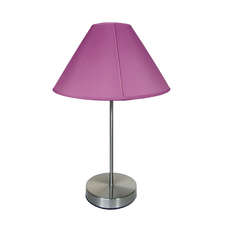 Merna Metal Table Lamp, Purple