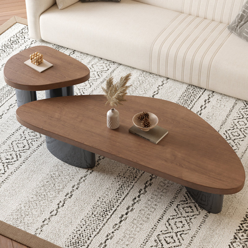 All solid wood multi-functional simple tea table, Brown, 16.54" H x 62.99" L x 27.56" D
