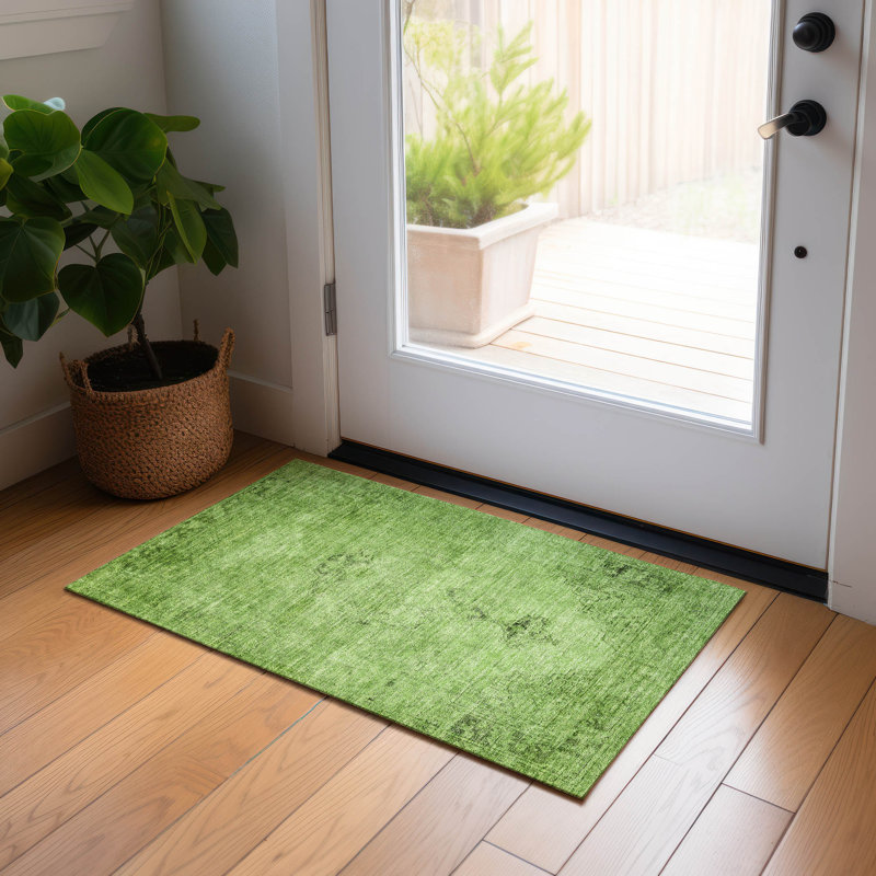 Tapis intérieur / extérieur Ayush, Rectangle 1 pi 8 po x 2 pi 6 po