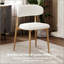 Chaise de salle à manger rembourrée Modern