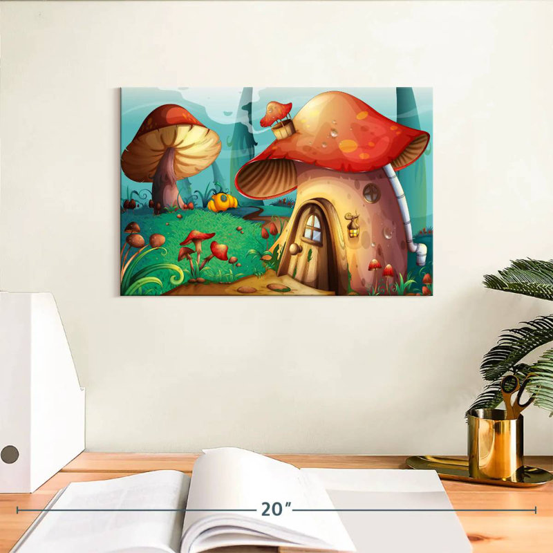 Ashelle Mushroom House, H 8 po x l 12 po