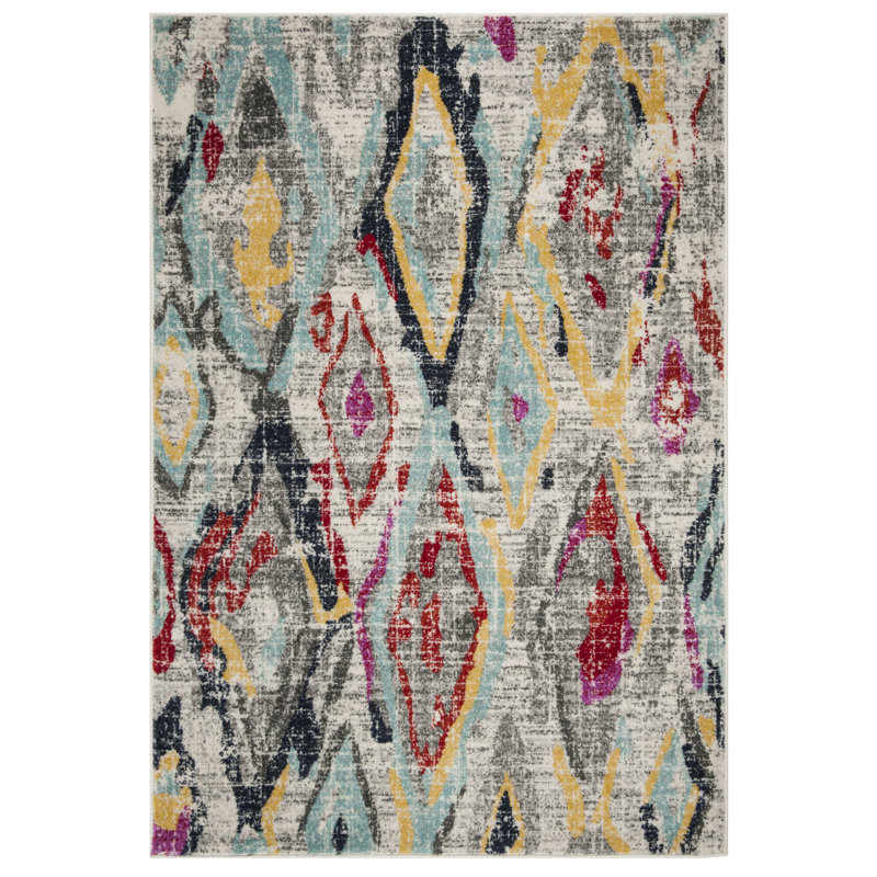 Muniz Performance Abstract Rug, Rectangle 6' x 9'